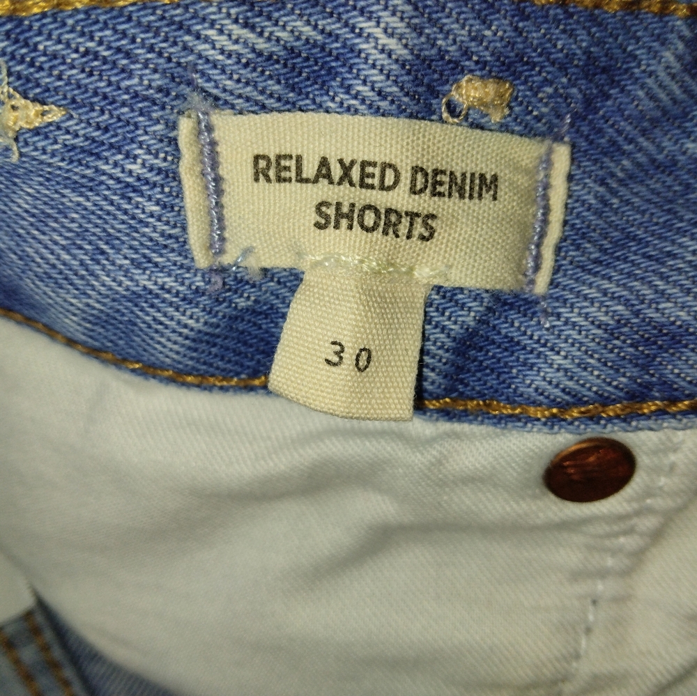 Madewell Relaxed Denim Shorts Size 30 - Picture 6 of 10